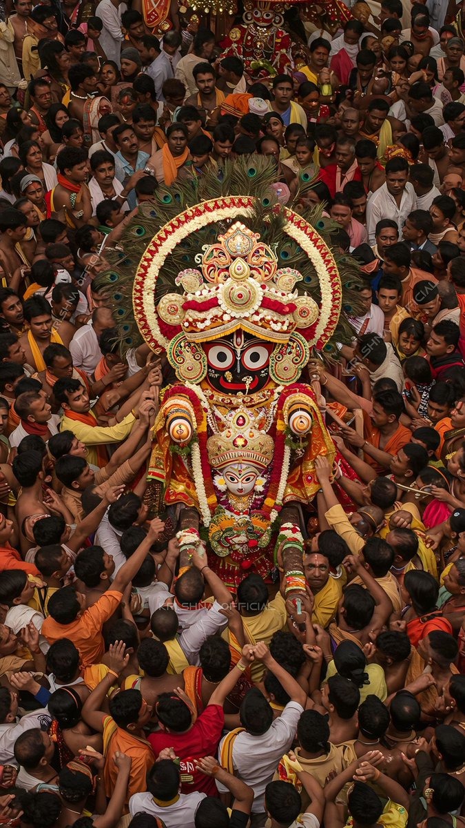 Girishbdwj's tweet photo. Greetings on Prabhu Jagannath  Ratha Yatra. 
May we continue being resilient with the power and blessings of the Supreme force. 

Jai Jagannath

 #JagannathRathYatra2025 https://t.co/6mbqZJ0dIU