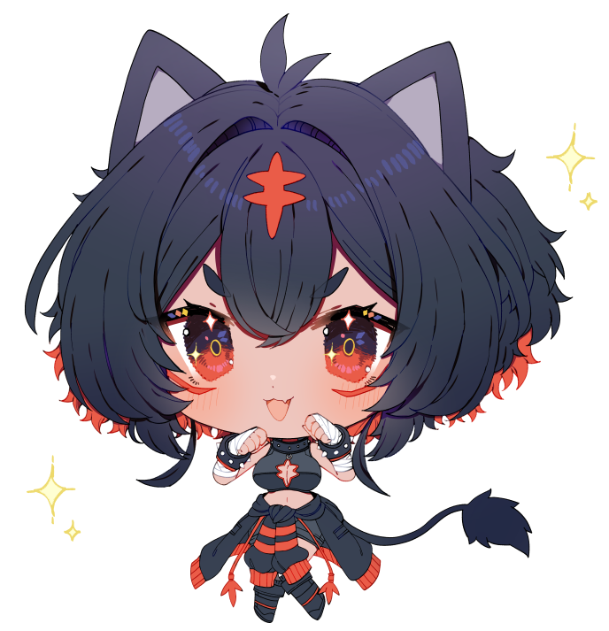 「im going to be offering these chibis to 」|aurora ꒰ঌ🤍໒꒱ vtuber 🌙🐉のイラスト
