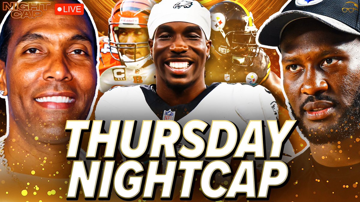 Nightcap (@nightcapshow_) on Twitter photo NIGHTCAP WITH TJ & DEEBO IS NOW LIVE ‼️‼️‼️
<a href="/housh84/">T.J. Houshmandzadeh</a> <a href="/jharrison9292/">James Harrison</a> <a href="/ShayShayMedia_/">Shay Shay Media</a>
Tune in: youtube.com/live/3fdLeDXlz… NIGHTCAP WITH TJ & DEEBO IS NOW LIVE ‼️‼️‼️
<a href="/housh84/">T.J. Houshmandzadeh</a> <a href="/jharrison9292/">James Harrison</a> <a href="/ShayShayMedia_/">Shay Shay Media</a>
Tune in: youtube.com/live/3fdLeDXlz…