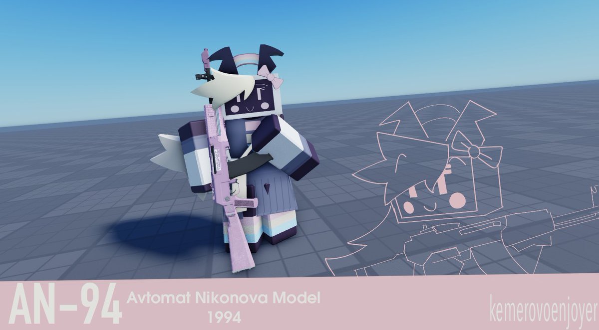 kemerovoenjoyer's tweet image. Ruby and her an-94 she got through illegal smuggling #fundamentalpapereducation #fpe #fperuby