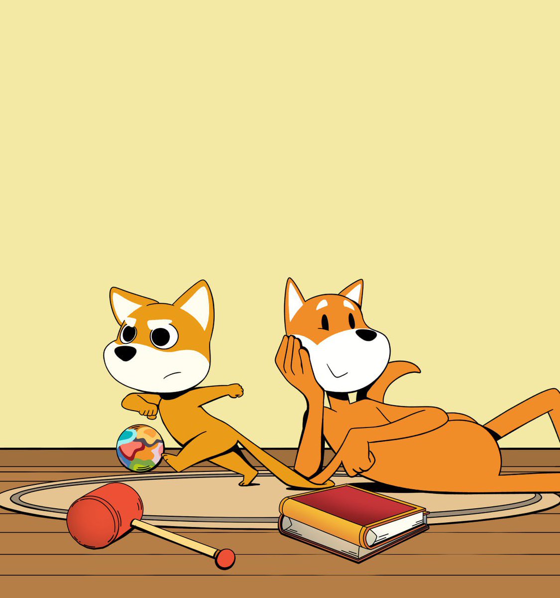 Spent the whole day playing with big bro <a href="/bonk_inu/">BONK!!!</a> 

it was fun, and annoying sometimes 

hopefully tomorrow is more fun 🥰