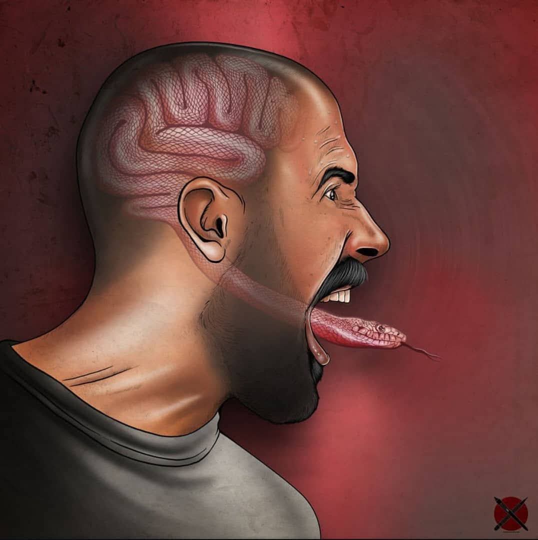 ley_fire's tweet photo. _Quand l'esprit est empoisonné la langue devient le serpent_ 

🐍🧠 https://t.co/wLQtz69FWS