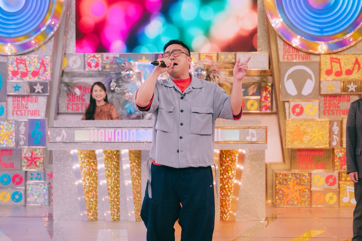 ookami_tbs's tweet image. 【本日よる7時】
#ハマダ歌謡祭 🎤🪩
#湘南乃風 #HANKUN #若旦那 × #浜田雅功
#TaniYuuki × #SixTONES #ジェシー
#なすなかにし #中西茂樹
#知念里奈
#オオカミ少年 #浜田雅功