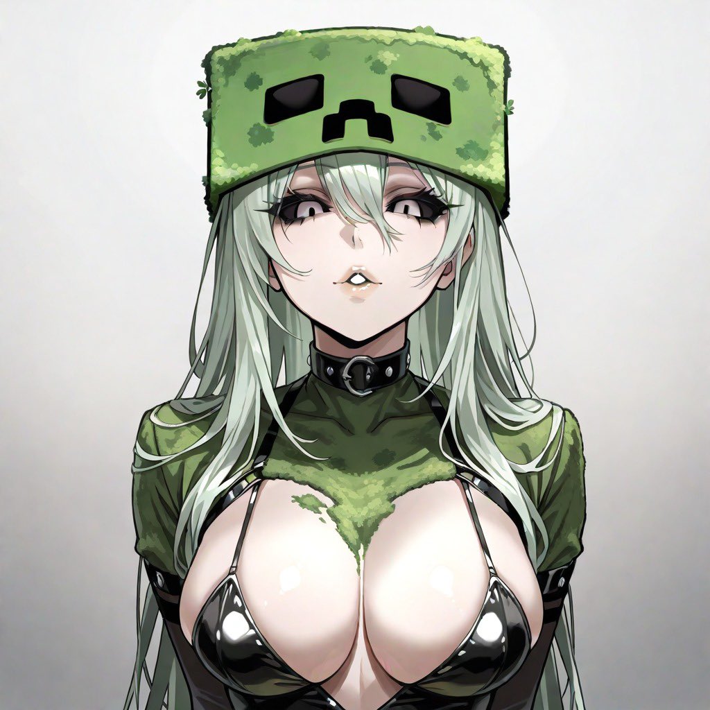 De_generateAI's tweet photo. *Psssst* #rule34 #minecraftart #AIR34 #creepergirl #AIイラスト #minecraftrule34 https://t.co/gJmvAUakm2