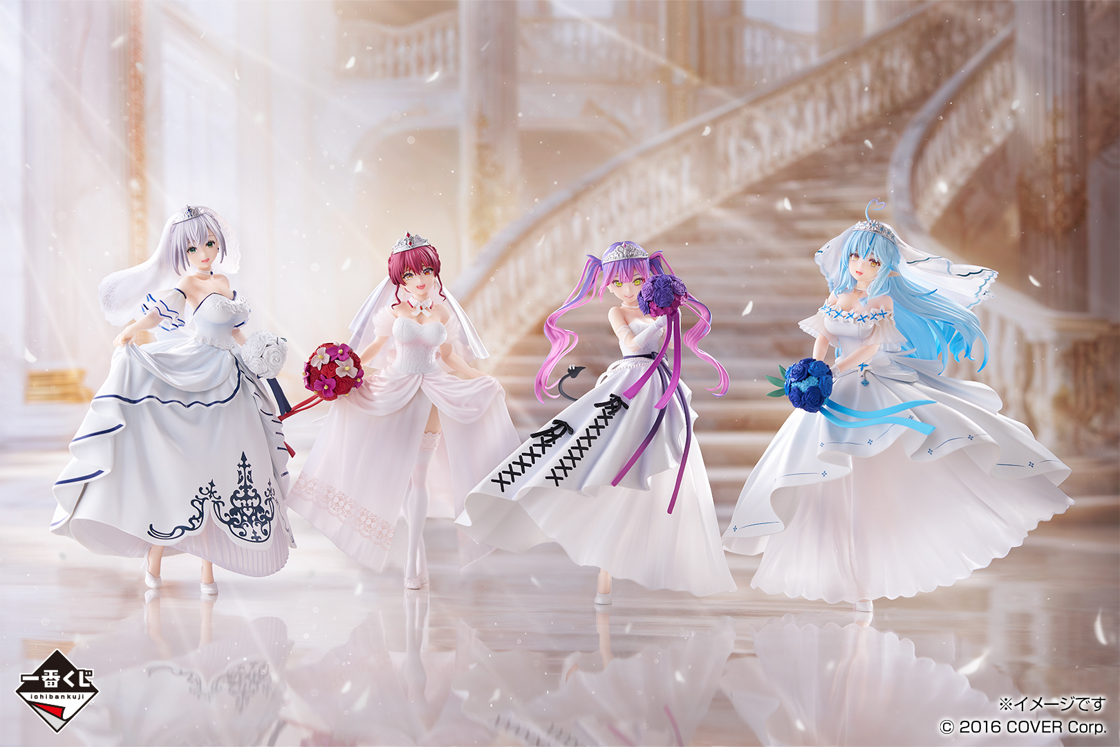ホロライブ　一番くじ　Wedding Dress ver. 雪花ラミィ、常闇トワ ホロライブ』新作一番くじの全ラインナップ公開！ウエディング