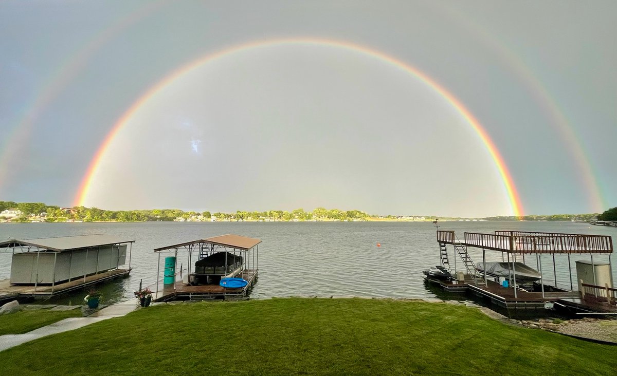 JAG TV (@jagtvnews) on Twitter photo Jag TV's Adam Pierce captured this dual rainbow this evening at Lake Winnebago, MO. Great pic Adam!! <a href="/BSSDnews/">Blue Springs Schools</a> <a href="/bssdmedia/">BSSD Media Network</a> Jag TV's Adam Pierce captured this dual rainbow this evening at Lake Winnebago, MO. Great pic Adam!! <a href="/BSSDnews/">Blue Springs Schools</a> <a href="/bssdmedia/">BSSD Media Network</a>