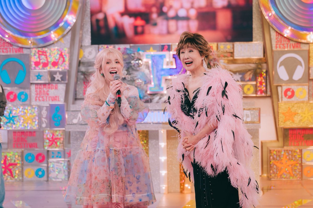 ookami_tbs's tweet image. 【本日よる7時】
#ハマダ歌謡祭 🎤🪩
#野呂佳代 × #湘南乃風 #若旦那
#おじゃす #小林幸子
#オオカミ少年 #浜田雅功