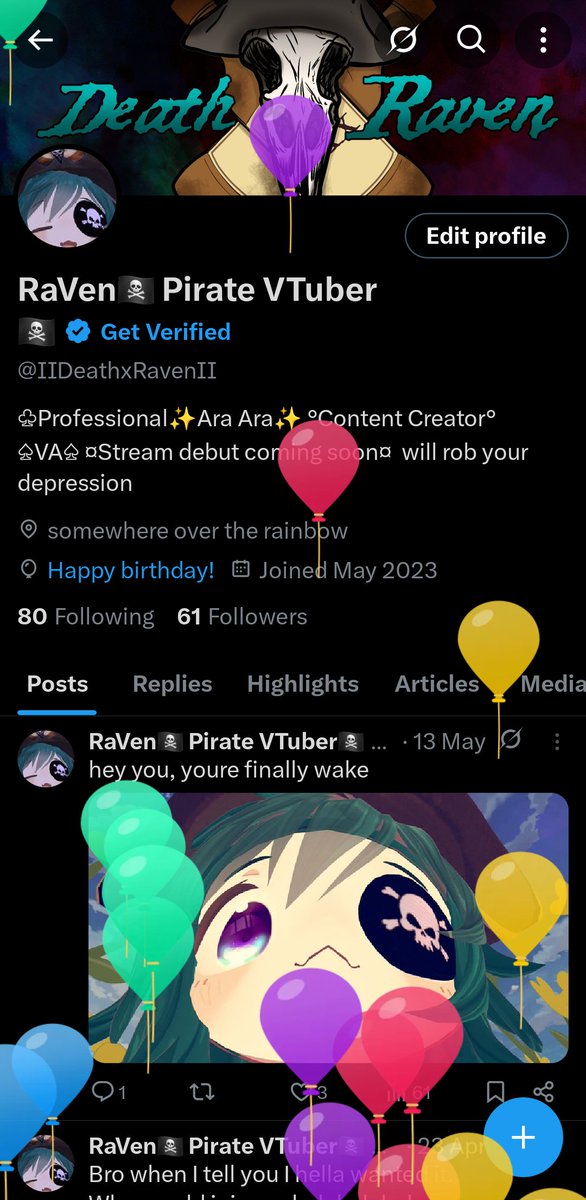 RaVen🏴☠️ Pirate VTuber🏴☠️ tweet media