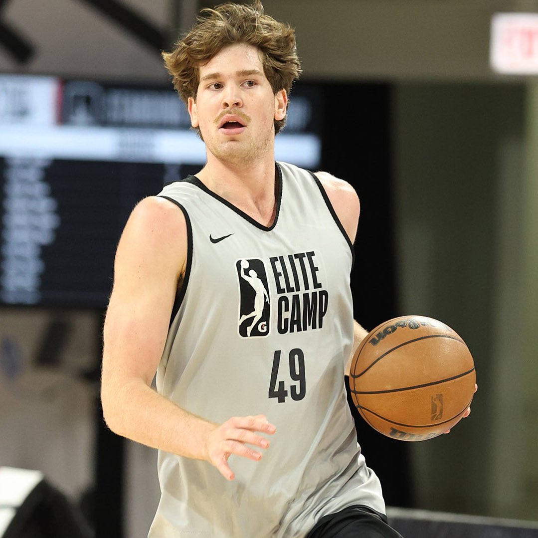 Lachlan Olbrich is the No. 55 overall pick in the 2025 NBA Draft.