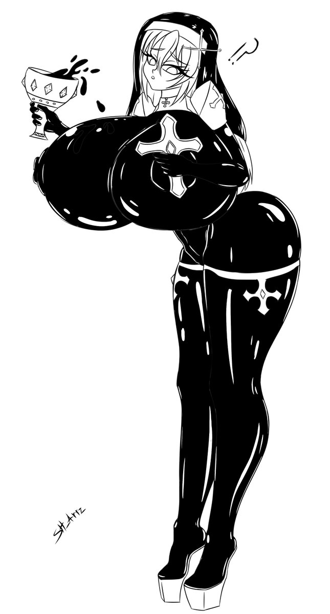 Benedicta OC of <a href="/invdrcls/">INVDRCLS</a> 

an old sketch that I already had c,:

#nsfw #nsfwtw #nun