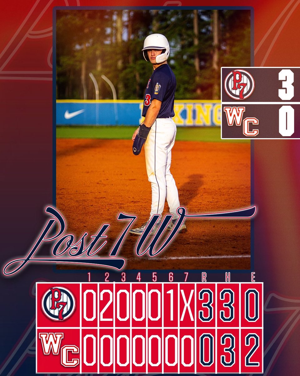 Good night for the P7 Boys‼️

Jack Rivers and Jackson Burton combined 3-hit shutout

Tradd Burton 1-3
Logan Blight 1-3, Homerun