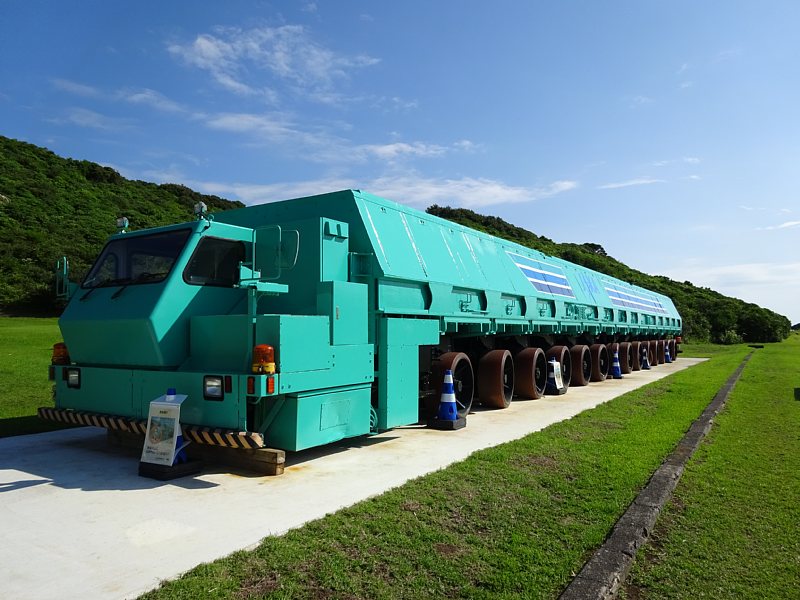 種子島宇宙センターの新たな展示物として先代のドーリーが加わりました 