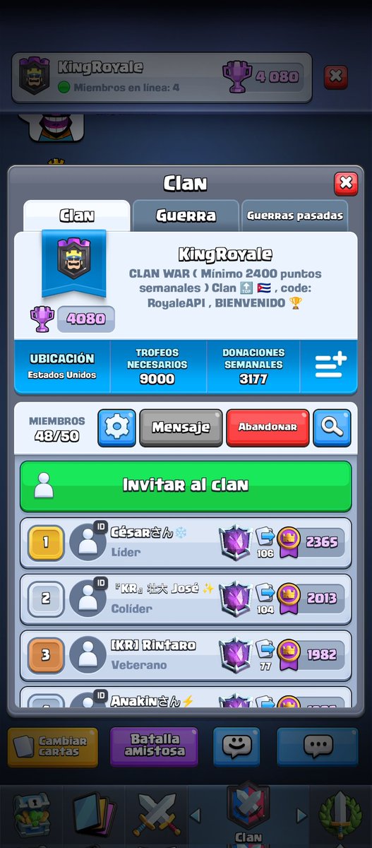 Se vende el clan , interesados al dm