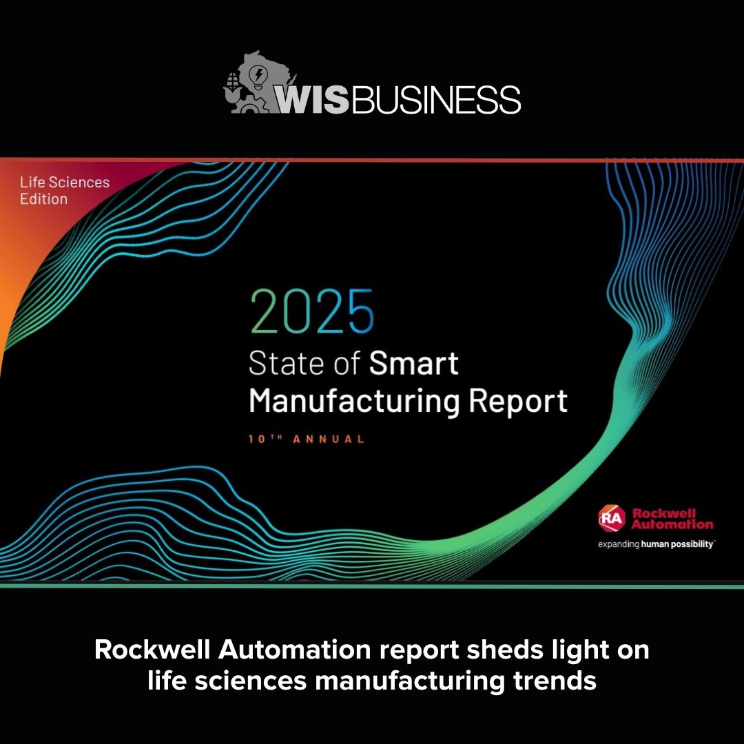 WisBusiness.com (@wisbusiness) on Twitter photo Matt Weaver, VP of 🌏 #global industry, life sciences for <a href="/ROKAutomation/">Rockwell Automation</a> points to rising #regulatory complexity and “mounting pressure to improve time-to-market” without reducing quality as 🔑 key factors driving business decisions.
Read on ➡️ wisbusiness.com/2025/rockwell-… Matt Weaver, VP of 🌏 #global industry, life sciences for <a href="/ROKAutomation/">Rockwell Automation</a> points to rising #regulatory complexity and “mounting pressure to improve time-to-market” without reducing quality as 🔑 key factors driving business decisions.
Read on ➡️ wisbusiness.com/2025/rockwell-…