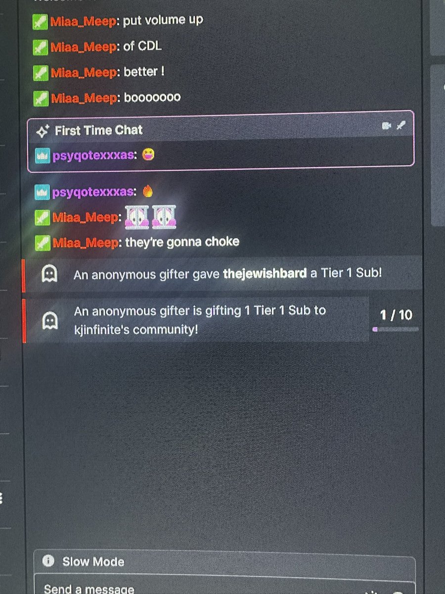 ItsKjInfinite's tweet image. MY FIRST SUB!!!😝🔥 Let’s Gooooo‼️
First Day Was GREAT!!! 💯
@TheRisKUprise 
#TakeTheRisK #TwitchAffiliate