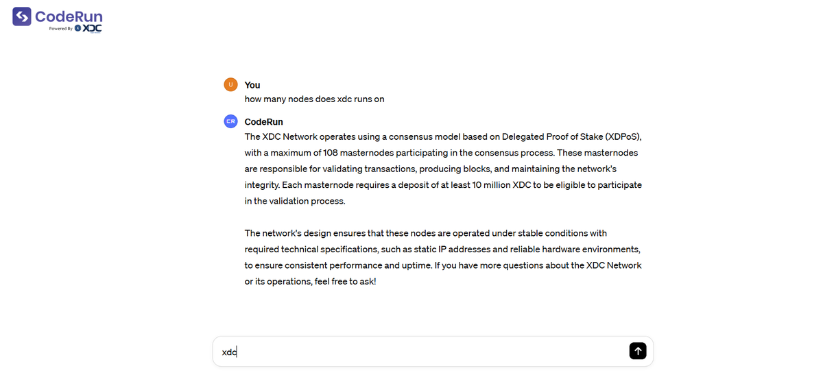 Queen_Jennieee's tweet image. 🚀 Meet #CodeRunAI by #XDCScan 

powered by @OpenScan_Ai your smart contract sidekick!

✅ Instant code audit
🧠 Plain-language insights
❓Ask logic Qs
📄 Works with top contracts
Boost dev speed 👉 xdcscan.io/AI
🔗coderun.ai

@XDC_Network_ #BTC #ETH #XRP