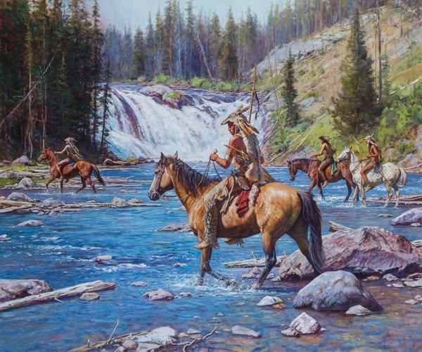 MARTIN GRELLE
WOLVES IN YELLOWSTONE COUNTRY