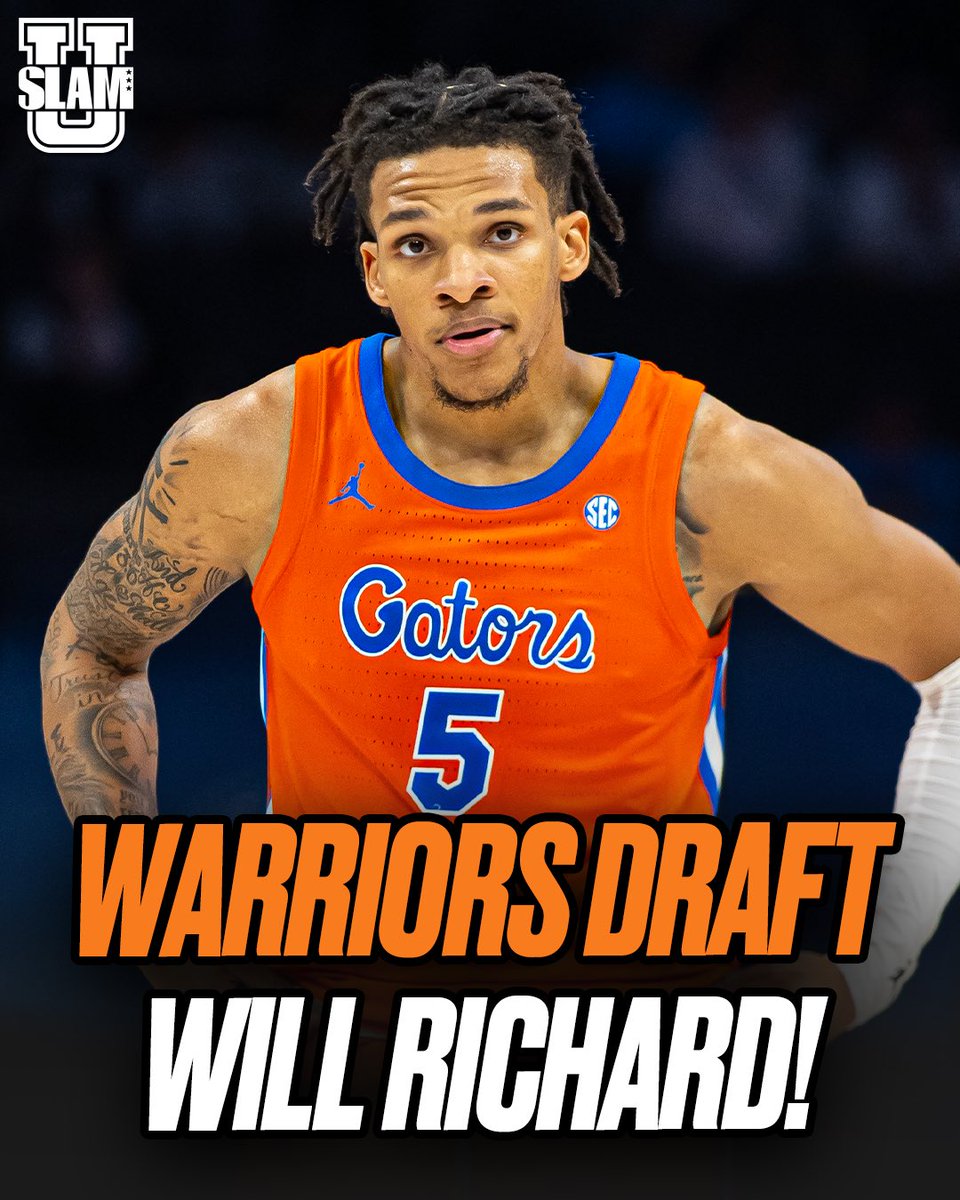 slam_university's tweet image. The Golden State Warriors draft National Champion Will Richard! 🚨🔥