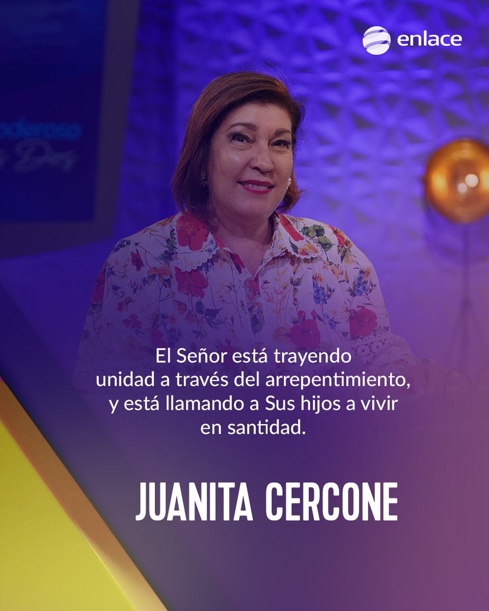 Los creyentes son llamados a ser santos como Dios es santo. - <a href="/juanitacercone/">Juanita Cercone</a> #enlacetv