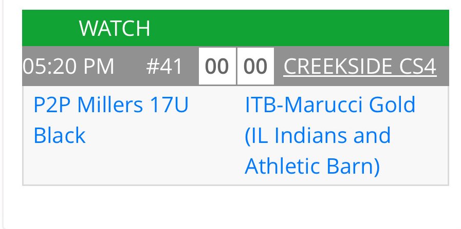 Brandon Pelz (@brandonpelz30) on Twitter photo Due to weather conditions the game I am pitching in has been moved to 5:20 pm on Saturday June 28th at Creekside Baseball Complex. <a href="/PrepBaseballKC/">Prep Baseball Kansas City</a> <a href="/PrepBaseballIL/">Prep Baseball Illinois</a> <a href="/PB_Uncommitted/">Prep Baseball Uncommitted</a> <a href="/PBRTournaments/">Prep Baseball Tournaments</a> <a href="/tannerspinks32/">Tanner Spinks</a> <a href="/BHSHawkBaseball/">Bartlett Hawks Baseball</a> <a href="/BUncommitted/">Baseball_Uncommitted</a> <a href="/ITBMarucci/">Illinois Travel Baseball Club</a> <a href="/prospectdugout/">Prospect Dugout</a> Due to weather conditions the game I am pitching in has been moved to 5:20 pm on Saturday June 28th at Creekside Baseball Complex. <a href="/PrepBaseballKC/">Prep Baseball Kansas City</a> <a href="/PrepBaseballIL/">Prep Baseball Illinois</a> <a href="/PB_Uncommitted/">Prep Baseball Uncommitted</a> <a href="/PBRTournaments/">Prep Baseball Tournaments</a> <a href="/tannerspinks32/">Tanner Spinks</a> <a href="/BHSHawkBaseball/">Bartlett Hawks Baseball</a> <a href="/BUncommitted/">Baseball_Uncommitted</a> <a href="/ITBMarucci/">Illinois Travel Baseball Club</a> <a href="/prospectdugout/">Prospect Dugout</a>