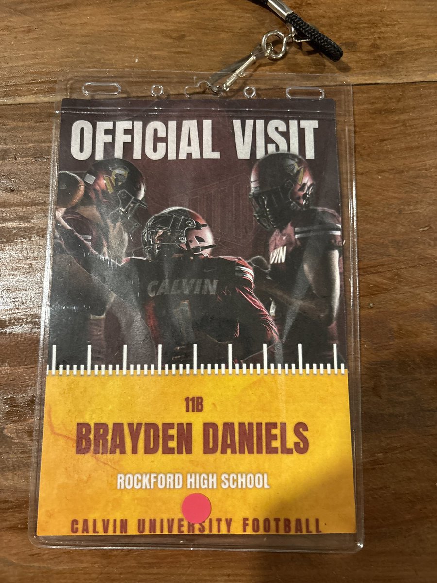 BraydenQB11's tweet image. Had a great day at @CalvinKnights prospect camp! I had an amazing time competing and meeting coaches and players! @CoachBenDixon @CoachTrentFigg @RockfordRamsFB