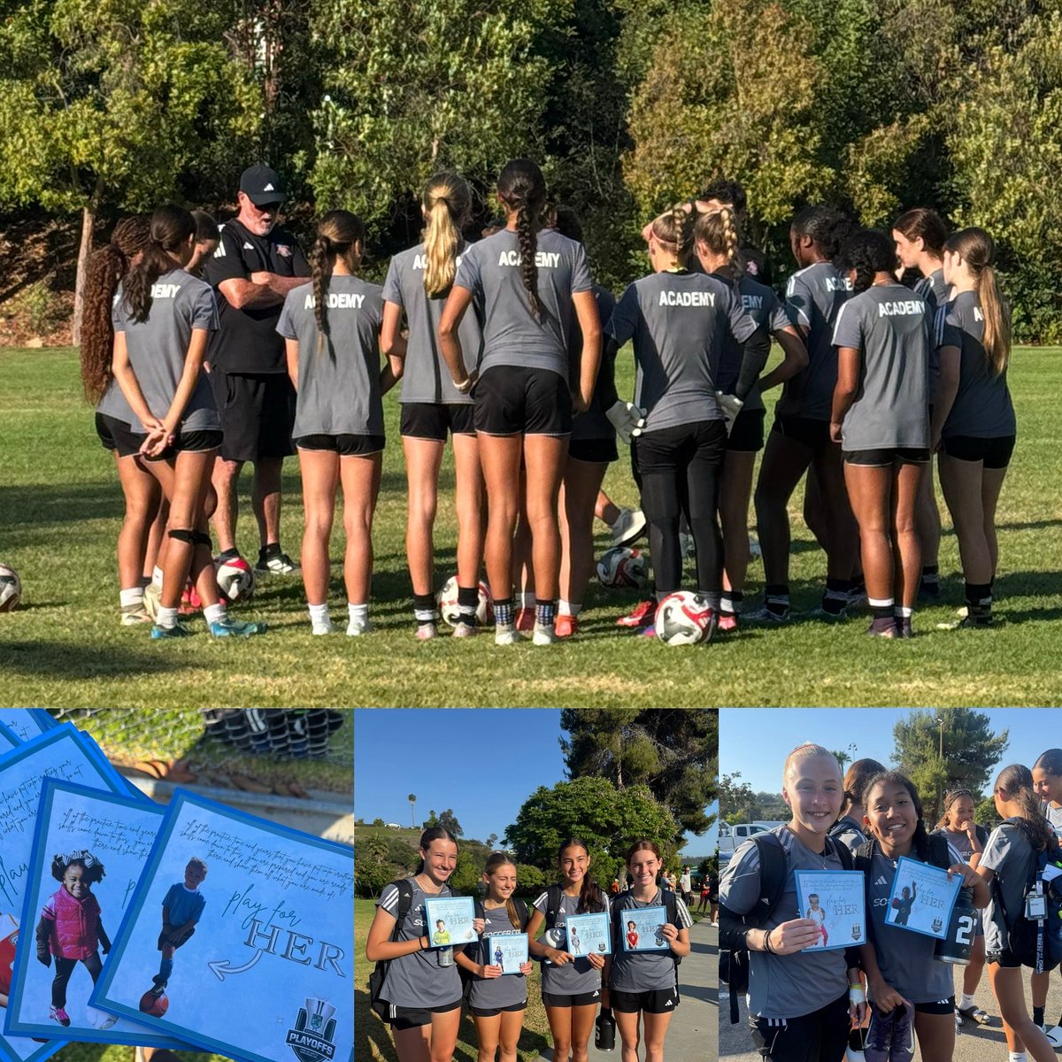 Solar 11G ECNL (@solar11ecnl) on Twitter photo Tomorrow, we leave it all on the field—but tonight, we remember why we play. 💙⚽ We play for her. <a href="/SolarSoccerClub/">Solar Soccer Club</a> <a href="/ImYouthSoccer/">ECNL/GA/Recruiting/College Soccer</a> <a href="/ECNLgirls/">ECNL Girls</a>
#PlayForHer #OneTeamOneGoal #PlayoffMindset Tomorrow, we leave it all on the field—but tonight, we remember why we play. 💙⚽ We play for her. <a href="/SolarSoccerClub/">Solar Soccer Club</a> <a href="/ImYouthSoccer/">ECNL/GA/Recruiting/College Soccer</a> <a href="/ECNLgirls/">ECNL Girls</a>
#PlayForHer #OneTeamOneGoal #PlayoffMindset