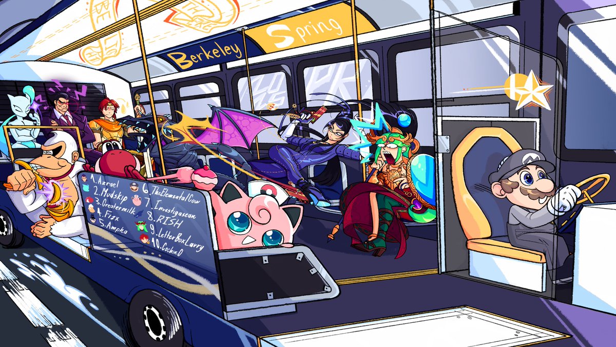 Smash At Berkeley (@smashatberkeley) on Twitter photo Congrats to everyone who made it on the UC Berkeley Spring 2025 SSBU Power Rankings, designed by <a href="/Double_ALA/">Double A! LIMBUS COMPANYYYYY</a> !
1. <a href="/iluvazrael/">Azrael</a>
2. <a href="/Mudskip_/">Mudskip</a>
3. GreaterMilk
4. Fizx
5. <a href="/Murthrox/">Ampha</a>
6. TheElementalCow
7. <a href="/classificasean/">classificasean</a>
8. RISH
9. letterboxlarry
10. Cochin0 Congrats to everyone who made it on the UC Berkeley Spring 2025 SSBU Power Rankings, designed by <a href="/Double_ALA/">Double A! LIMBUS COMPANYYYYY</a> !
1. <a href="/iluvazrael/">Azrael</a>
2. <a href="/Mudskip_/">Mudskip</a>
3. GreaterMilk
4. Fizx
5. <a href="/Murthrox/">Ampha</a>
6. TheElementalCow
7. <a href="/classificasean/">classificasean</a>
8. RISH
9. letterboxlarry
10. Cochin0