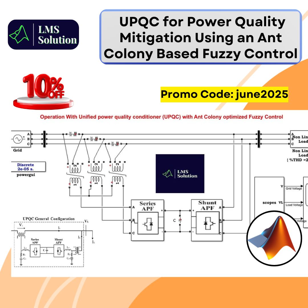 Lms_Solution's tweet image. UPQC for Power Quality Enhancement Using Ant Colony Optimized Fuzzy Control
zurl.co/jnLC2
zurl.co/PUt11
#UPQC #PowerQuality #FuzzyControl #AntColonyOptimization #PowerSystems #Engineering #Simulation #ControlSystems #SmartGrid