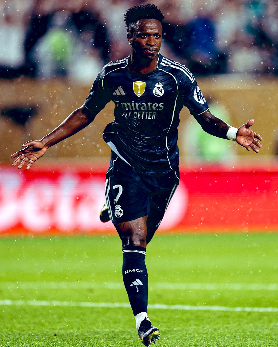 66 minutos han bastado para saber que <a href="/vinijr/">Vini Jr.</a> sigue siendo el mejor del mundo. 

Golazo + Asistencia mágica = The Best 💫