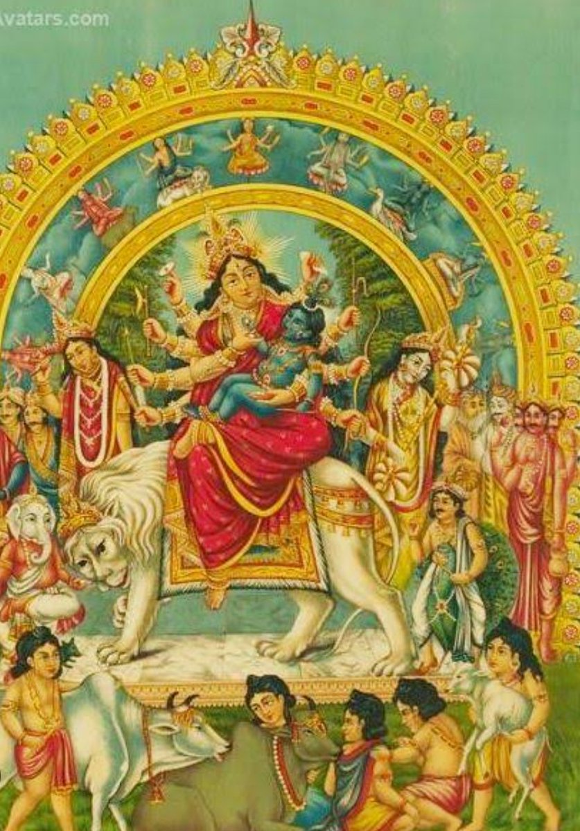 त्वमेवसर्वजननी मूलप्रकृतिरीश्वरी
त्वमेवाद्या सृष्टिविधौ स्वेच्छया त्रिगुणात्मिका
कार्यार्थे सगुणा त्वं च वस्तुतो निर्गुणा स्वयम्
 परब्रह्मस्वरूपा त्वं सत्या नित्या सनातनी
तेज:स्वरूपा परमा भक्त अनुग्रहविग्रहा
 सर्वस्वरूपा सर्वेशा सर्वाधारा परात्परा ....🌺🥀

जय मां आदिशक्ति 🌺🥀🙏