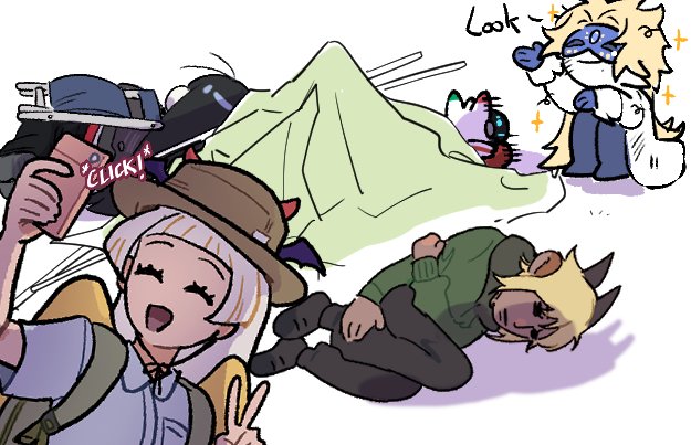 MPC_AngAng's tweet image. ถึงท่านพี่

วันนี้ก็เป็นที่สุขสนานอีกวันในโลกมอนสเตอร์ ดิฉันได้เรียนรู้อะไรใหม่ๆ ทั้งเพื่อนทั้ง ทั้งประสบการณ์
ตั้งแคมป์ครั้งนี้ทุกคนตั้งใจกันทำมากเลยค่ะ ช่วยเป็นกำลังใจให้พวกเราด้วยนะคะ ด้วยรัก

/ส่งข้อความให้พี่สาว
/ยกโทรศัทพ์

&quot;ทุกคน ถ่ายรูปที่ระลึกนะค่า~ 1...2...&quot;
*แชะ*