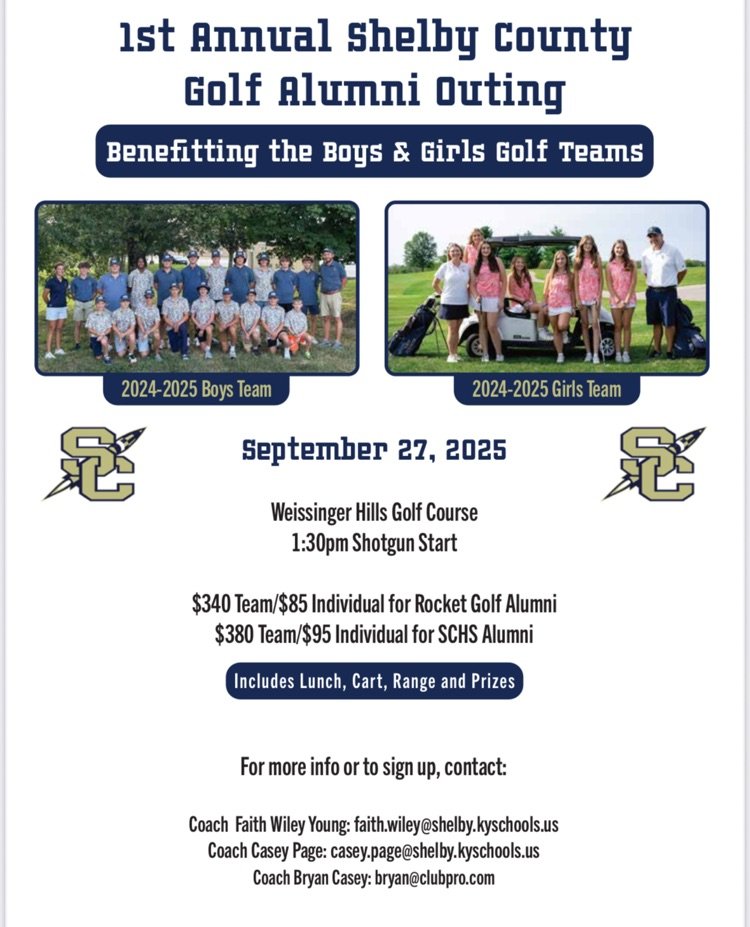 Come out and support Shelby County High School