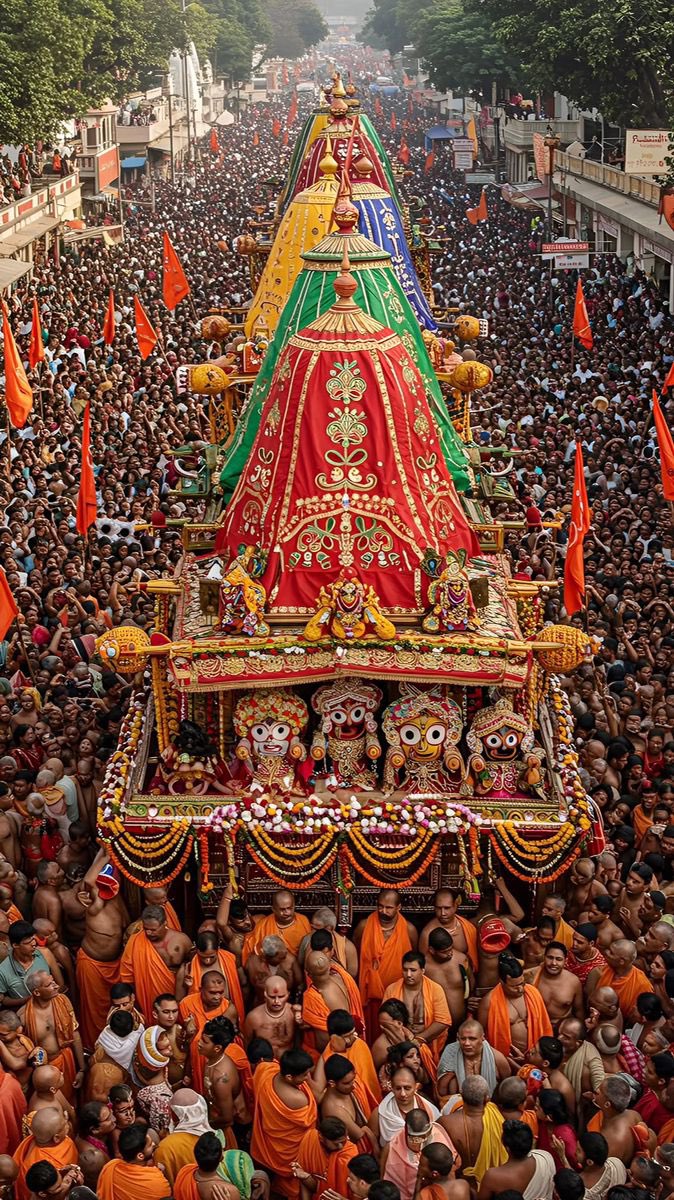 GaganPratapMath's tweet photo. संपूर्ण सृष्टि के पालनहार महाप्रभु श्री जगन्नाथ जी की रथ यात्रा के पावन अवसर पर सभी महाप्रभु के भक्तों को हार्दिक शुभकामनाएँ🚩🥰

महाप्रभु श्री जगन्नाथ के आशीर्वाद से सभी के जीवन में सुख, शांति और समृद्धि का आगमन हो, ऐसी प्रार्थना है🙏🚩

जय श्री जगन्नाथ 🙏❤️
#JagannathRathYatra2025