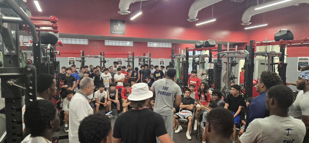 Coach T. Martinez (@lajefffb) on Twitter photo Unfortunately the weather didn't cooperate and we couldn't get on the field for the Game Changers Camp. Fortunately, the <a href="/utepfb/">UTEP Football</a> athletes stuck around and shared their personal testimony and talked ball with the kids. We'll try it again July 17th. Unfortunately the weather didn't cooperate and we couldn't get on the field for the Game Changers Camp. Fortunately, the <a href="/utepfb/">UTEP Football</a> athletes stuck around and shared their personal testimony and talked ball with the kids. We'll try it again July 17th.