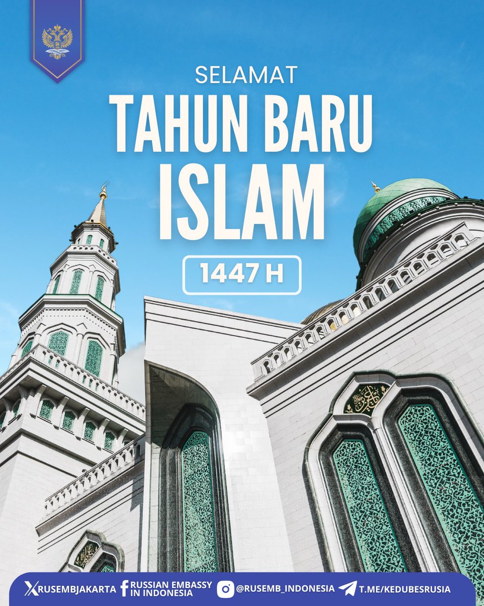 Russian Embassy, IDN (@rusembjakarta) on Twitter photo 