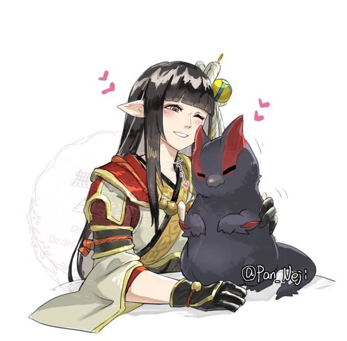 𝐌𝐨𝐧𝐬𝐭𝐞𝐫 𝐇𝐮𝐧𝐭𝐞𝐫 𝐑𝐢𝐬𝐞のヒノエとこの- ̗̀˙꒳​˙゛ ̖́-にゃるがくるが #MonsterHunter