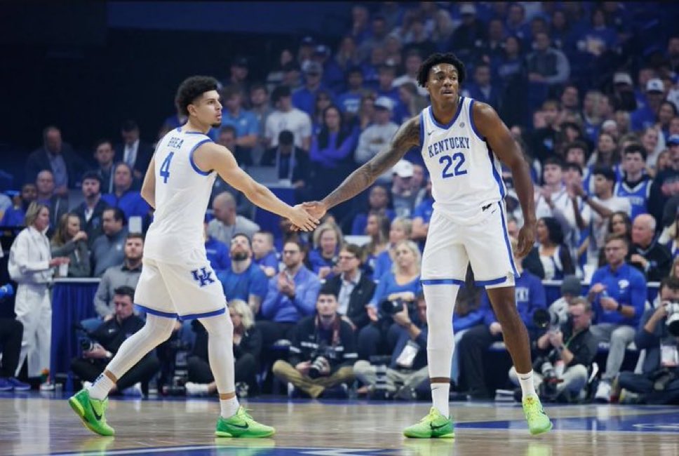Cannot understate how proud BBN is of these two. 

They set the tone for what Kentucky Basketball is for years to come. 

Thank you, Koby and Amari!