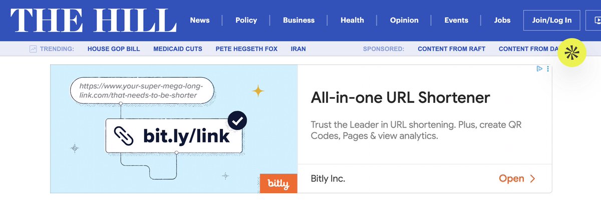 If you ever worry that your project is dumb, won't make it, or is too easy to replicate...

Just remember that Bit.ly was founded in 2008, and still  has major advertising money.