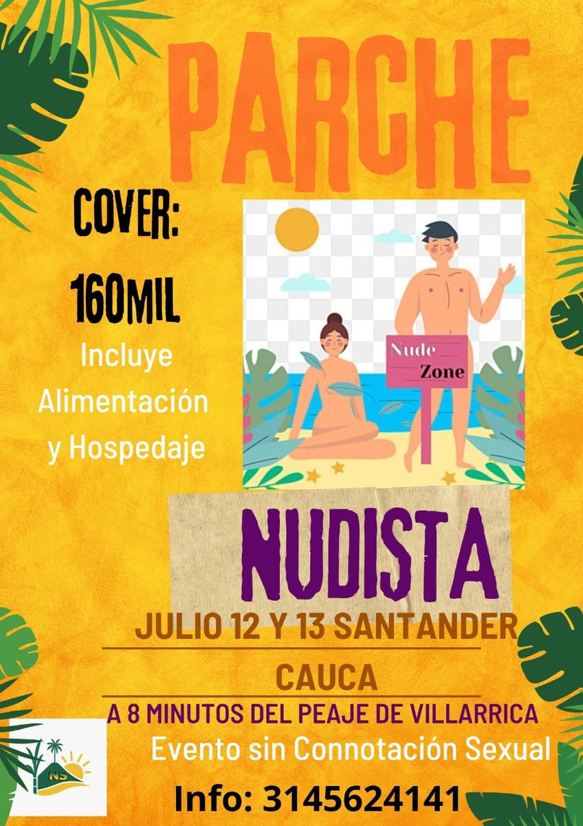 Quieres un Parche Nudista? En Julio nos volveremos  a Reunir ois, Vienes....? o te lo Pierdes...! en serio, ven puess