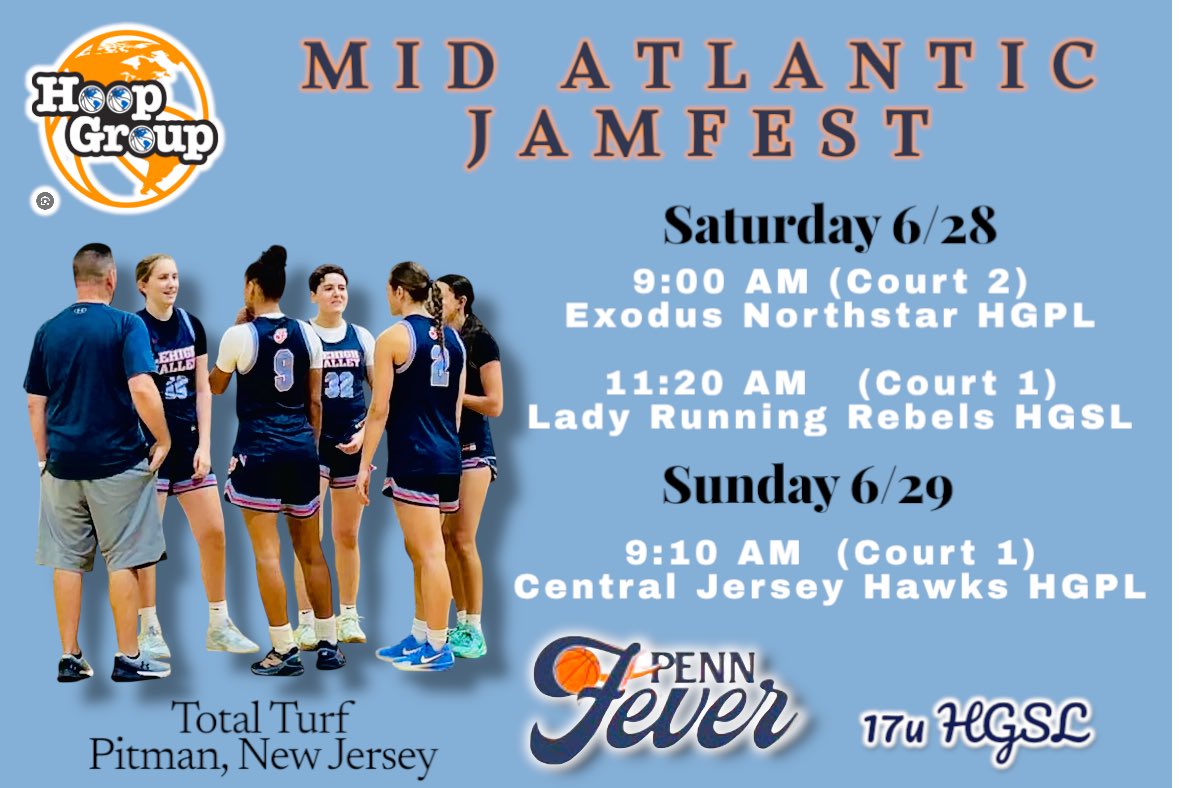 Aliyah B~class of 2026 (@aliyahbrame) on Twitter photo Me and my <a href="/FeverForceAAU/">Fever & Force AAU</a> teammates will be back in NJ this weekend at the <a href="/hgsl_girls/">Hoop Group Girls</a> MID ATLANTIC JAMFEST Me and my <a href="/FeverForceAAU/">Fever & Force AAU</a> teammates will be back in NJ this weekend at the <a href="/hgsl_girls/">Hoop Group Girls</a> MID ATLANTIC JAMFEST