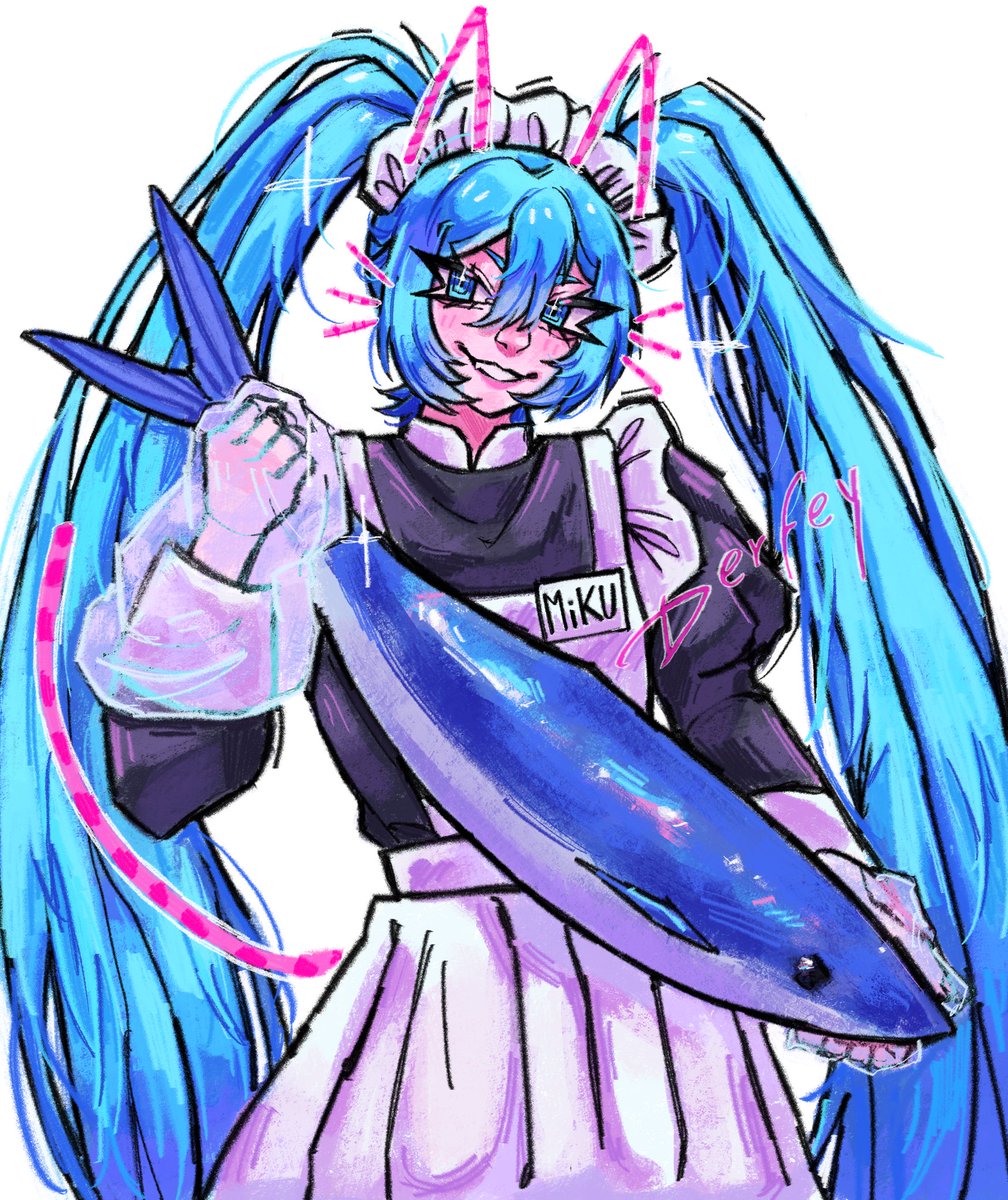 Miku🩵

#fanart #HatsuneMiku #artedigital