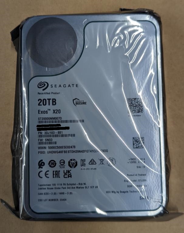 ottoserver's tweet image. 【在庫品情報】
Seagate EXOS(リファ) 26TB 59,180円(税込)
pcserver1.jp/category/SALE_…
Seagate EXOS(リファ) 20TB 43,780円(税込)
pcserver1.jp/category/SALE_…
7.68TB Gen5 U.2 184,800円(税込)
pcserver1.jp/category/SALE_…
WD Ultrastar HC580 94,380円(税込)
pcserver1.jp/category/SALE_…