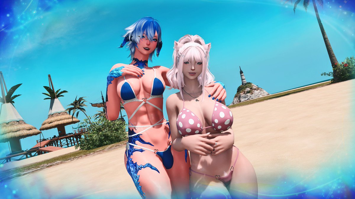 Took a lovely photo with <a href="/boopincatte/">♡ Alina ♡</a> ! #ffxivsummerbash