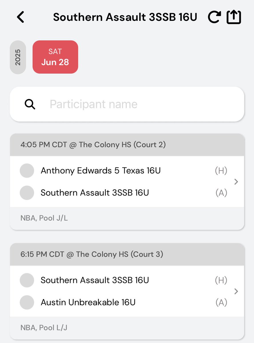 “Trey” Reynolds (@treyreynolds_) on Twitter photo this weekend schedule at gaso-pre live
<a href="/TexasHoopsGASO/">TexasHoops/GASO 🔗</a> <a href="/GASOMass/">Ryan Massad 🔎</a> <a href="/GASOBlue/">Blue Zertuche 🔗</a> <a href="/GASOLyndon/">Lyndon Cook 🔗</a> <a href="/PrepHoopsTX/">Prep Hoops Texas</a> <a href="/AssaultSouthern/">Southern Assault</a> <a href="/BJenkins247/">Brandon Jenkins</a> <a href="/yc8thescout/">Clay Sports Scouting Service</a> this weekend schedule at gaso-pre live
<a href="/TexasHoopsGASO/">TexasHoops/GASO 🔗</a> <a href="/GASOMass/">Ryan Massad 🔎</a> <a href="/GASOBlue/">Blue Zertuche 🔗</a> <a href="/GASOLyndon/">Lyndon Cook 🔗</a> <a href="/PrepHoopsTX/">Prep Hoops Texas</a> <a href="/AssaultSouthern/">Southern Assault</a> <a href="/BJenkins247/">Brandon Jenkins</a> <a href="/yc8thescout/">Clay Sports Scouting Service</a>