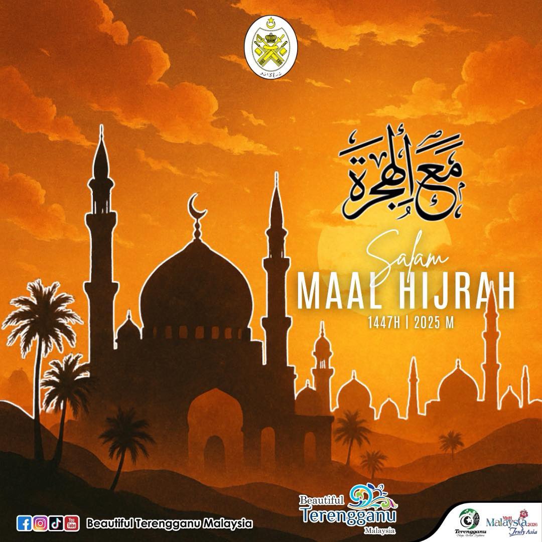 Salam Awal Muharram🌙✨

Semoga kita semua diberi kekuatan untuk memperbaharui niat, memperbaiki diri dan terus melangkah dengan penuh ketenangan dan harapan.

#TourismTerengganu
#BeautifulTerengganu
#BeautifulTerengganuMalaysia