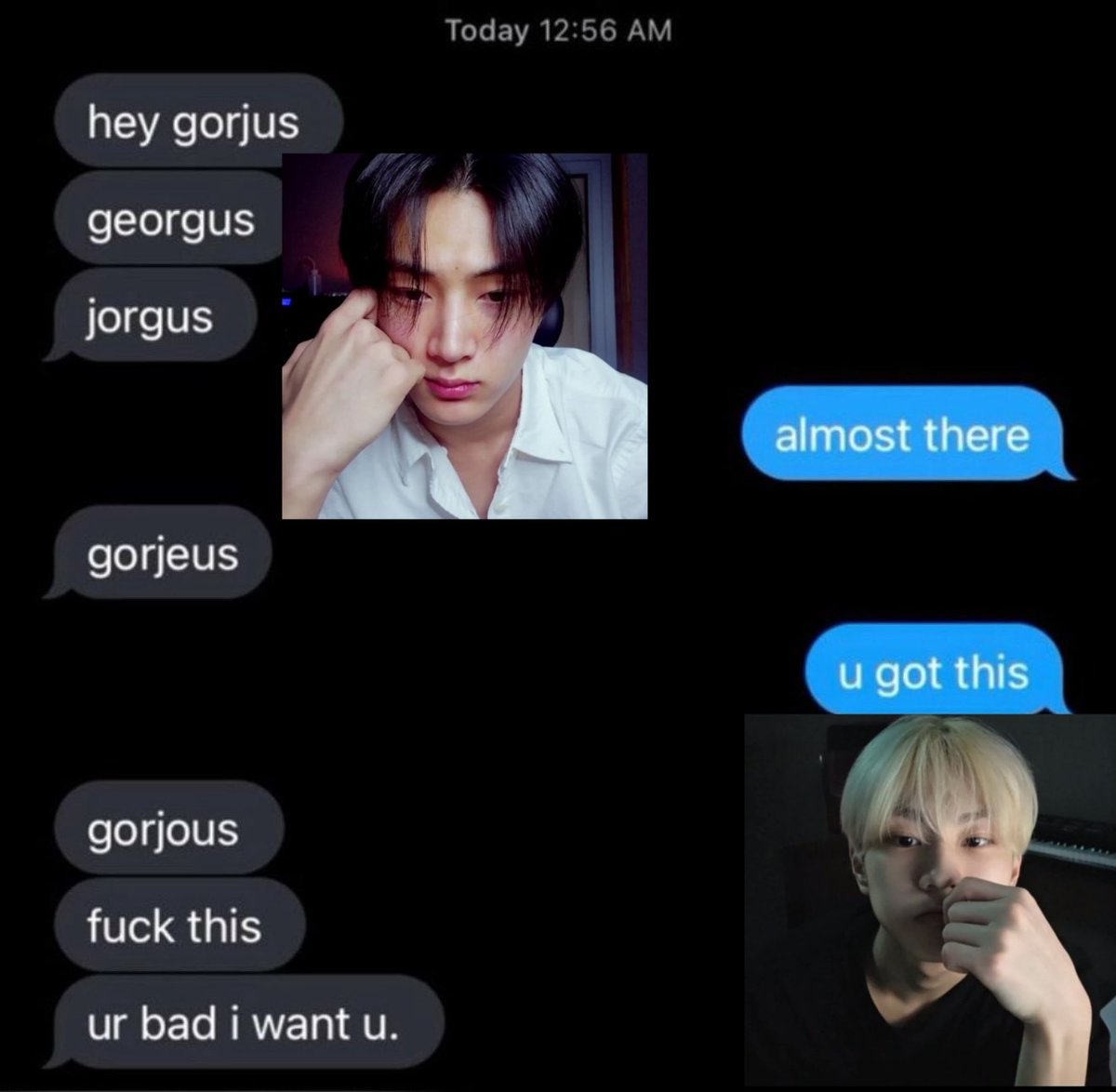 me robe el coso este de pinterest y lo hice de mi novio y yo lsndlsksks