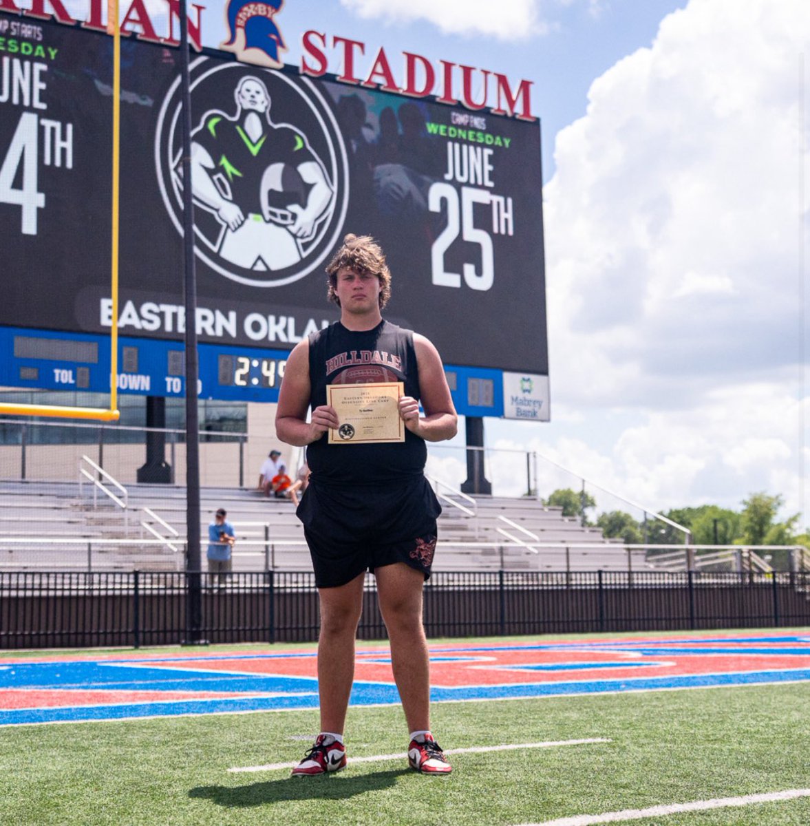 Ty Gaither (@tygaither85) on Twitter photo Great two days <a href="/EOKOLDLCAMP/">E. OK OL/DL Camp</a> and thankful to win an award, and big thanks to all the coaches who took time and helped us get better Great two days <a href="/EOKOLDLCAMP/">E. OK OL/DL Camp</a> and thankful to win an award, and big thanks to all the coaches who took time and helped us get better