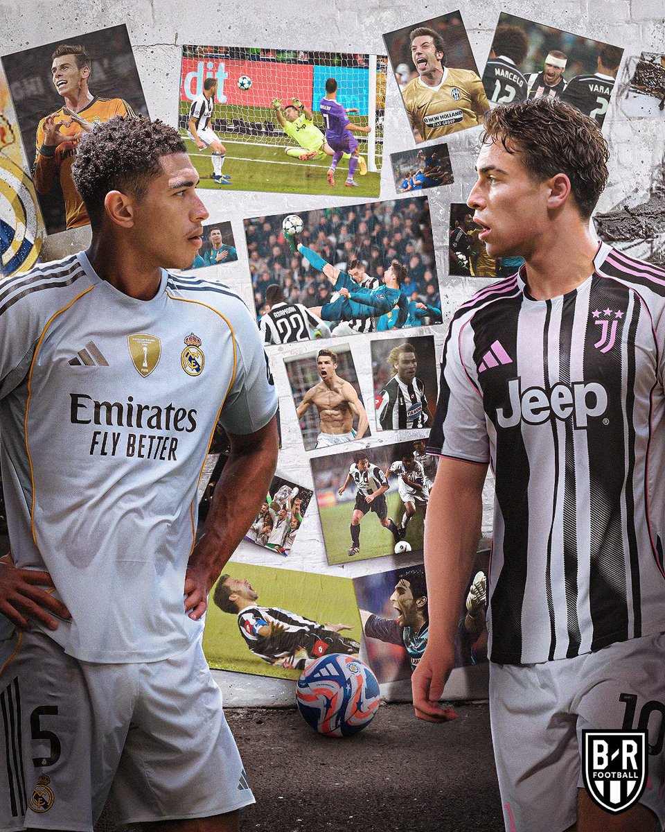 brfootball's tweet photo. In the last 16 of the Club World Cup: 

🇪🇸 Real Madrid vs. Juventus 🇮🇹

Heritage. https://t.co/vAZFwRf6xh