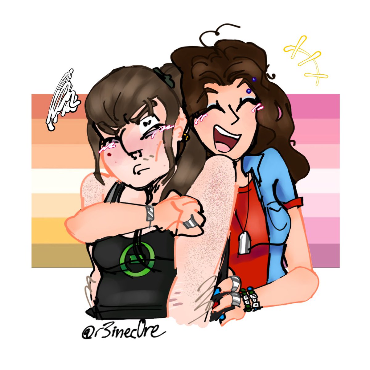 r3inec0re's tweet photo. going back to my roots with this one....lazy ass #rylex yuri doodle https://t.co/Md3udLIl26