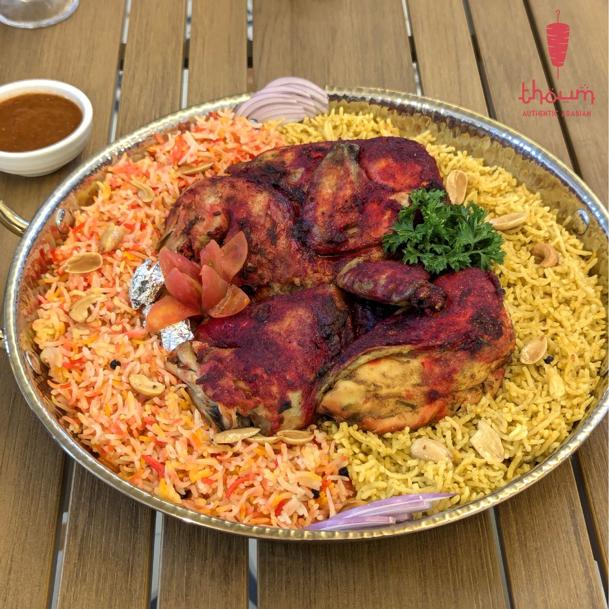 😋 You won't believe how tender this Mandi chicken is!
#MandiCravings #ChickenFix #TheTasteThatMakesYou
🍽️ Thoum 🍽️
Experience Authentic Arabian  food 🌯🍗☕
✨ Open Hours: 8 AM - 1 AM
🔗Menu linktr.ee/thoummv/
👉🏽 Takeaway and Reservations: 9977177 
🚚 Delivery: Enjoy our